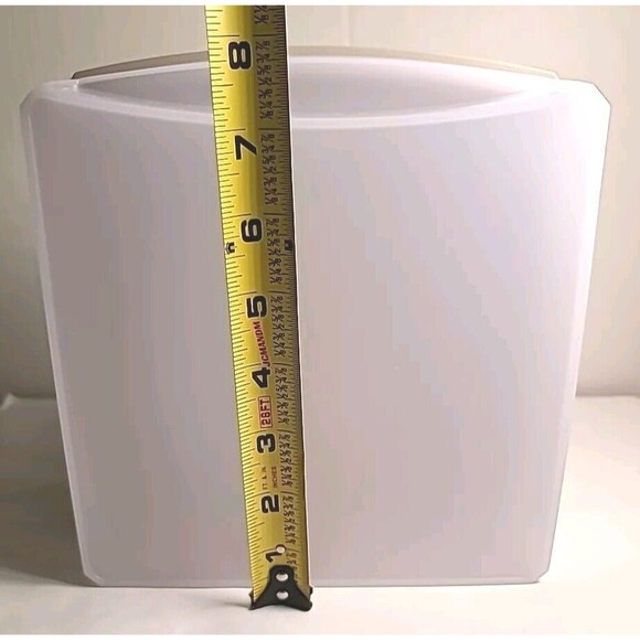 Tupperware Square Shelf Smart Modular Container #1 Tan Seal 5 1/2 Cups - Picture 5 of 7